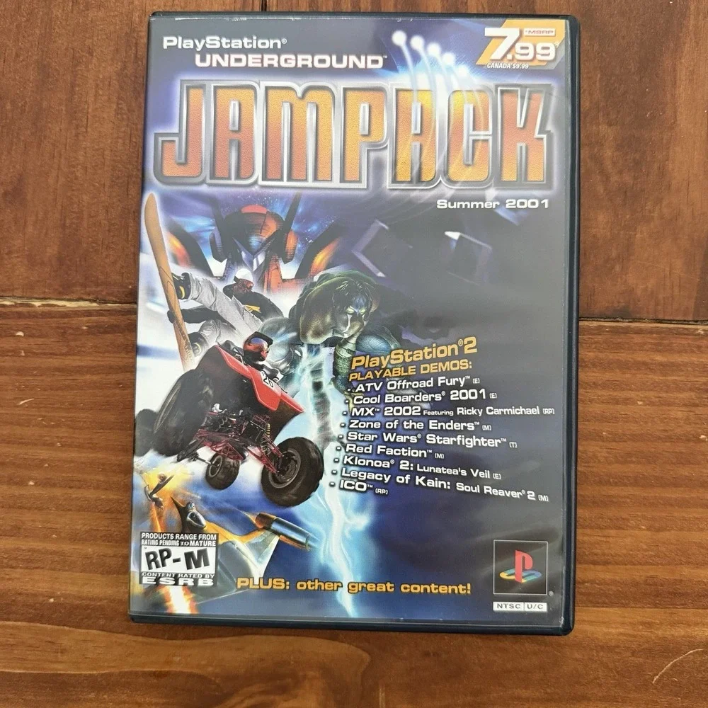 PlayStation Underground Jampack Summer 2001 (Sony PlayStation 2, PS2, 2001)